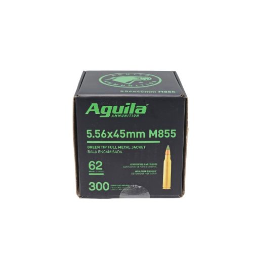 Aguila 5.56x45mm 62 Grain Green Tip Full Metal Jacket