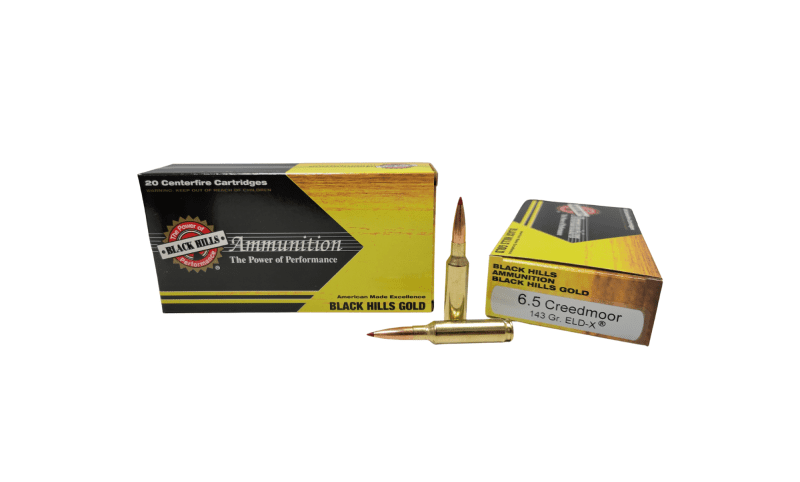 Black Hills 6.5mm Creedmoor 143 Grain Hornady ELD X