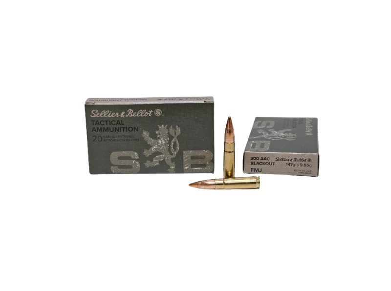 Sellier Bellot .300 Blackout 147 Grain Full Metal Jacket